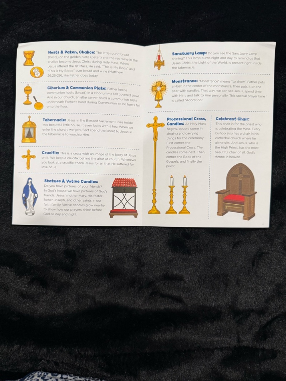 Wee Believers My Little Catholic Church 37 Piece Magnet Book Play Set Trifold - Picture 13 of 14